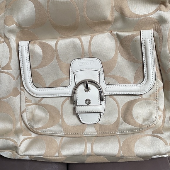 COACH Campbell Signature Hobo Handbag - Picture 3 of 6